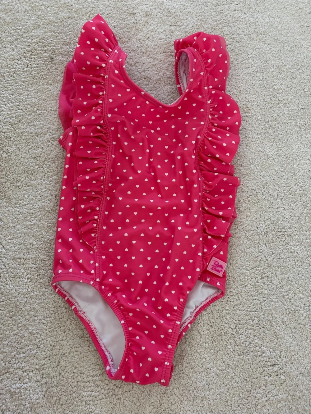 Heart RuffleButts One-Piece Swimsuit